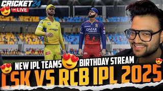 New Teams😍 CSK VS RCB  RUSHPLAYZ CRICKET24 cricket24live cricket24 cskvsrcb ipl2025 [upl. by Ateuqal]