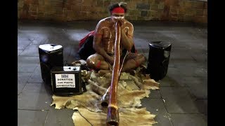 Famous Aboriginal didgeridoo player [upl. by Atorod]