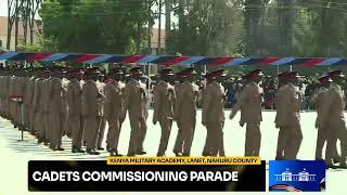 Cadets Commissioning Parade Kenya Military Academy Lanet Nakuru County [upl. by Aydni998]