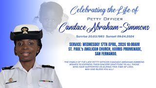 Celebrating the Life of Petty Officer Candace AbrahamSimmons [upl. by Amir]