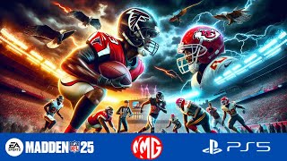 Falcons vs Chiefs in Madden 25 PS5 Who Wins 🏈 madden [upl. by Iy]