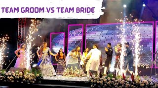 Bride amp Groom Dance Off  Ladkiwale vs Ladkewale  Wedding Dance Choreography  Sangeet Performance [upl. by Charin]