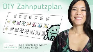 DIY magnetischer Zahnputzplan – Das Belohnungssystem fürs Zähneputzen  Kinder Zähne putzen [upl. by Mureil]