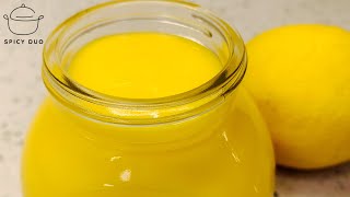 Homemade Lemon Curd Recipe 🍋 [upl. by Milas]