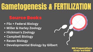 Gametogenesis and Fertilization  Detailed Video  FPSC Lecturer Biology amp Zoology Preparation [upl. by Shina647]