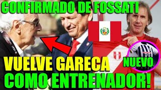 JORGE FOSSATI NUEVO DT DE LA SELECCION PERUANA RICARDO GARECA A UNIVERSITARIO [upl. by Temhem648]