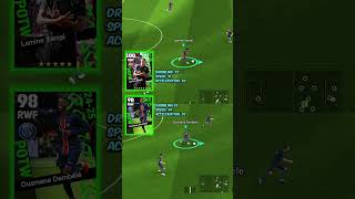 Speed Yamal vs Dembele POTW efootball efootballmobile efootball2025 pes pesmobile pes2025 [upl. by Nahgeam]