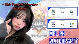 MPL PH S14  ENGLISH  Week 8 Day 1 watchparty [upl. by Barnet]