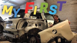 CUTTING The Rear Quarter Off  Mini Cooper S Write Off Part 3 [upl. by Cherie]