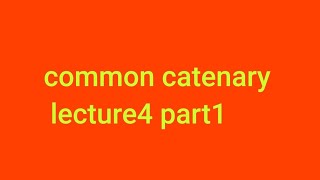 Common catenary BSc Mathematicscommon catenary BSc statics BSc machenics lecture 4 part1 [upl. by Goebel]