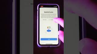 How to Turn On Spatial Audio and Set Up Personalized Spatial Audio shorts [upl. by Nagaet]
