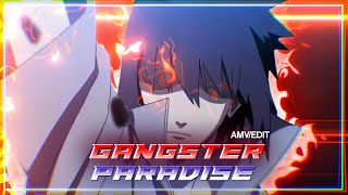 「GANGSTAS PARADISE」 Sasuke Badass Edit EditAMV4K [upl. by Landmeier]