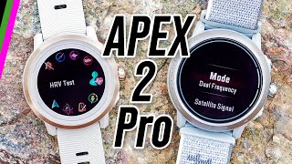 COROS APEX 2 Pro amp APEX 2 Review  New HR Sensors GPS Chipsets and More [upl. by Hilton534]