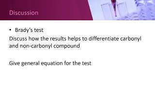 SES EXPERIMENT 4 ALDEHYDES AND KETONES DATA ANALYSIS [upl. by Nugent577]