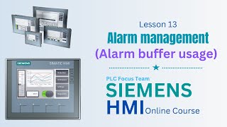 Siemens HMI Course Lesson 13  Alarm Buffer Usage Guide [upl. by Dnomyad]