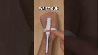 EASY PAPER WRIST GUN STEP BY STEP  HOW TO MAKE WRIST GUN WEAPON TUTORIAL ART [upl. by Alag]