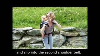 Buzzidil Babycarrier  Tragen am Rücken  Back Carry  Portage sur le Dos [upl. by Hairaza]