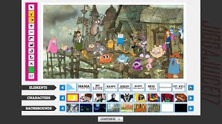 Cartoon Network Asia ECard Maker Flash Game No Commentary [upl. by Nerine]