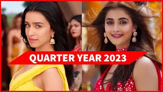 2023s Most Viewed Indian Songs on YouTube  Top 25 Indian Songs of Quarter Year 2023 [upl. by Edgerton]