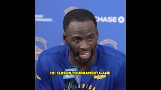 Draymond Green on facing Klay Thompson [upl. by Donetta]