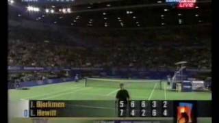 Lleyton Hewitt vs Jonas Björkman Aussie Open 2001  Round 1 22 [upl. by Eiramassenav673]