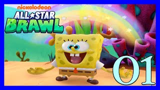 Nickelodeon All Star Brawl quotLuchando con Bob Esponjaquot Gameplay  subTitulado Español  No Comentado [upl. by Ace]