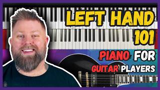 Piano For Guitarists  Using The Left Hand  Octaves amp 5ths [upl. by Macri]