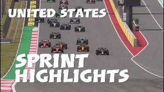 F1 Sprint Highlights  2024 United States Grand Prix [upl. by Leba]