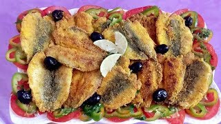 Recette Poisson Sans Friture Sans Four  Salade 😉👌 Cuisine Marocaine 206 [upl. by Sivart]