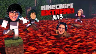 🩸MINECRAFT EXTREMO DÍA 3🔪SIEMPRE OBSERVA POR DONDE CAMINAS👀 [upl. by Conah]