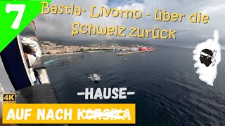 Korsika mit Wohnmobil Teil7 Nachhause über den Alpen und dem Elsass [upl. by Stetson]