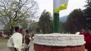 Punakha Dzong and arrival at the Tsechu  Festival [upl. by Balsam]