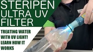 Steripen Ultra UV Water Purifier Demonstration amp Review [upl. by Attecnoc235]