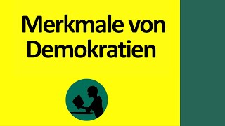 Merkmale von Demokratie [upl. by Leonid]