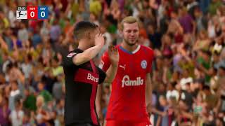 Gameplay FC 24  Bayer Leverkusen  Holstein Kiel  Bundesliga  20242025 [upl. by Ruperto234]