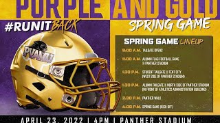 PVAMU Purple amp Gold Spring Football Game [upl. by Noside]