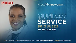 Sunday Service 21st July 2024  Rev Beverley Hall  NTCG Handsworth [upl. by Solhcin839]