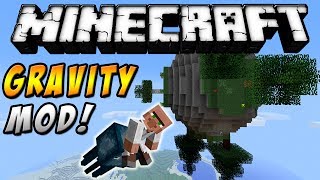 Minecraft  Gravity MOD Desafía la gravedad cañon humano y más  ESPAÑOL TUTORIAL [upl. by Brooke]