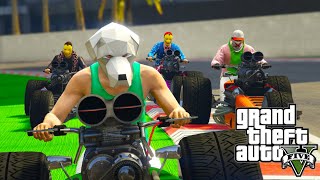 FUNNIEST RAMPANT ROCKET RACE  GTA V Funny Moments [upl. by Maurice]