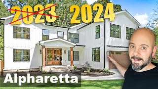 Stunning ALPHARETTA GEORGIA Home for Sale NEW CONSTRUCTION [upl. by Clower]