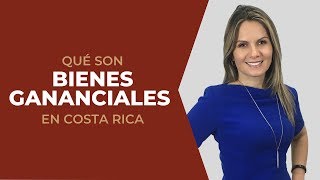 Bienes Gananciales en un Divorcio en Costa Rica [upl. by Eimma]