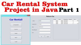 Car Rental System Project in Java Part 1 [upl. by Yelyah815]