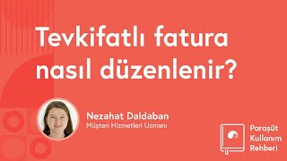 Tevkifatlı fatura nasıl düzenlenir [upl. by Edwine]