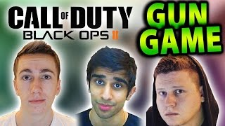 CoD Black Ops 2 Wager Match 4 with Vikkstar CoD Gun Game [upl. by Yordan734]