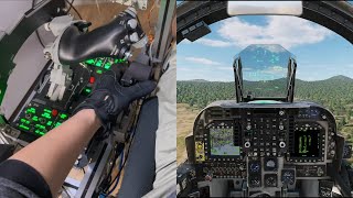 NOZZLE ANGLE ADJUSTMENT LEVER for DCS AV8B Harrier [upl. by Kimmy343]