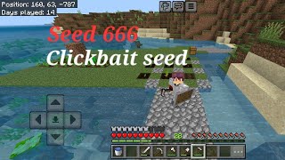 Minecraft 121 Seed 666 Clickbait seed8 [upl. by Jeana233]