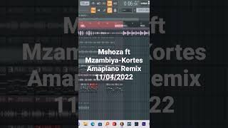 Mshoza ft MzambiyaKortes Amapiano Remix Drop [upl. by Llenrev640]