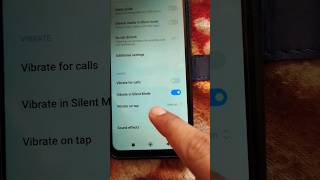 Touch Vibration kaise band kare  How to turn off vibration om touch  tranding vairalvideo [upl. by Odnolor]