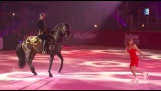 Line BONNET et Yann VAILLE Patineuse à cheval Ma plus belle histoire damour c est vous [upl. by Ynomrah]