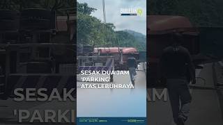 Lebuhraya GopengTapah Terhalang Akibat Kemalangan [upl. by Abrahan]